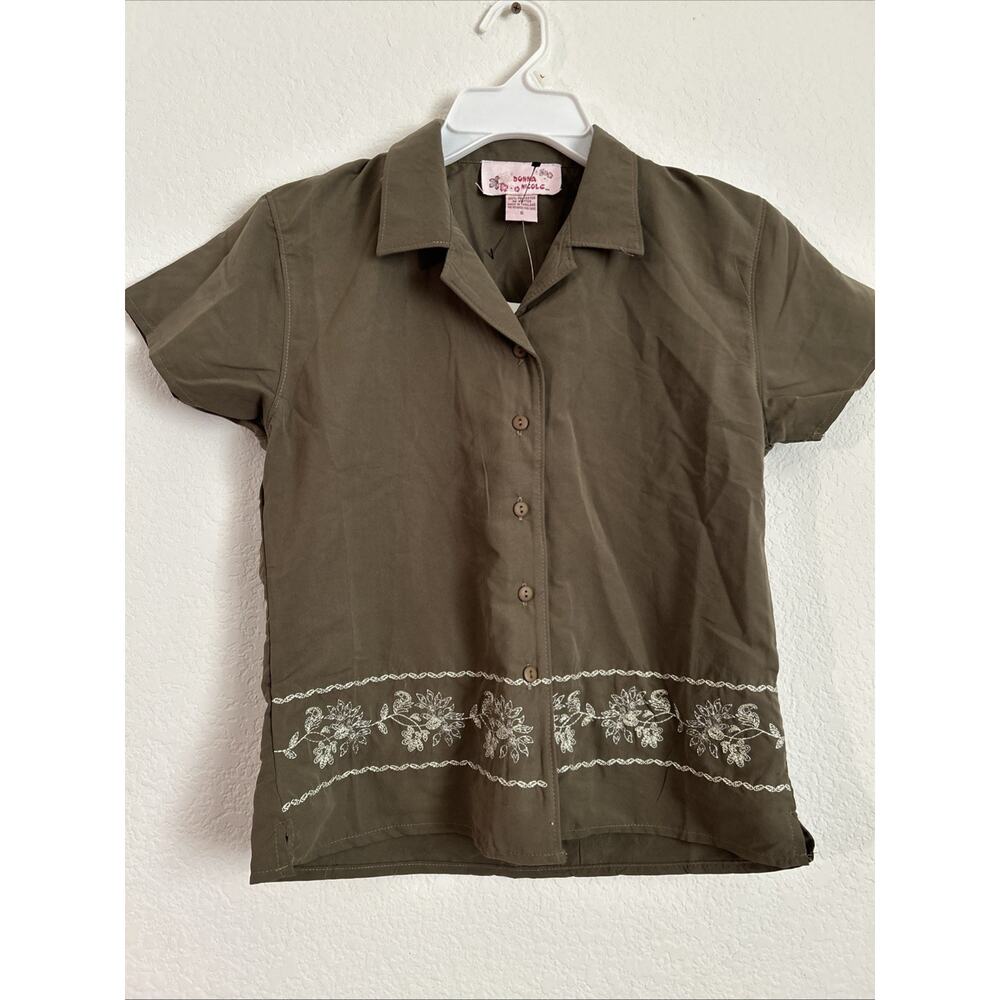 Girls Small Short Sleeve Tops NWT Donna Nicols